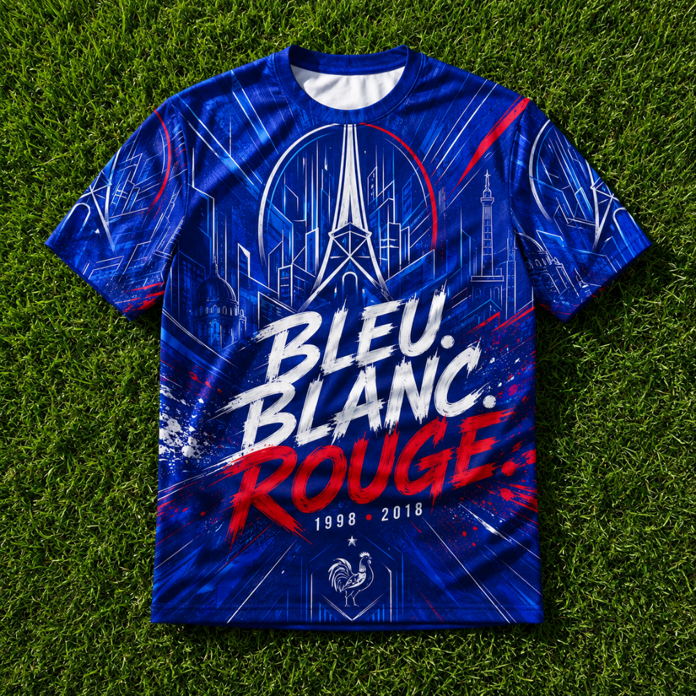 BLEU, BLANC, ROUGE - maillot
