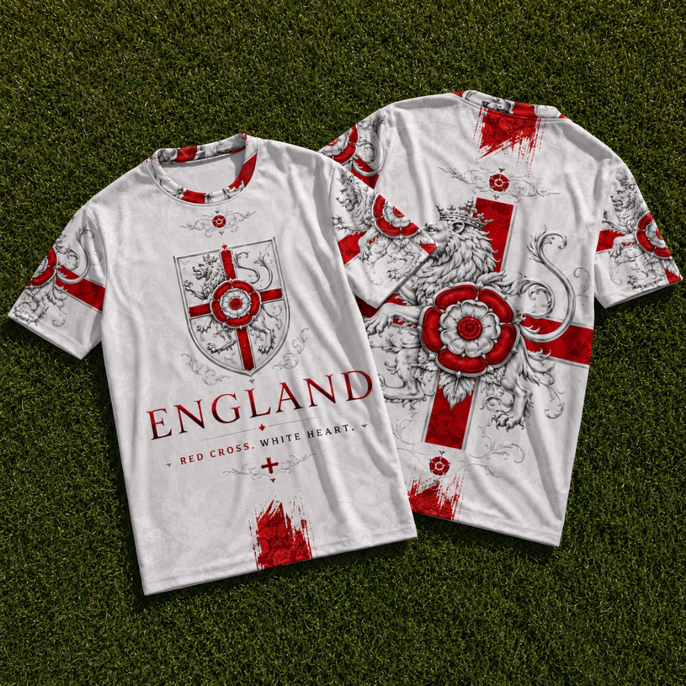 RED CROSS, WHITE HEART - shirt