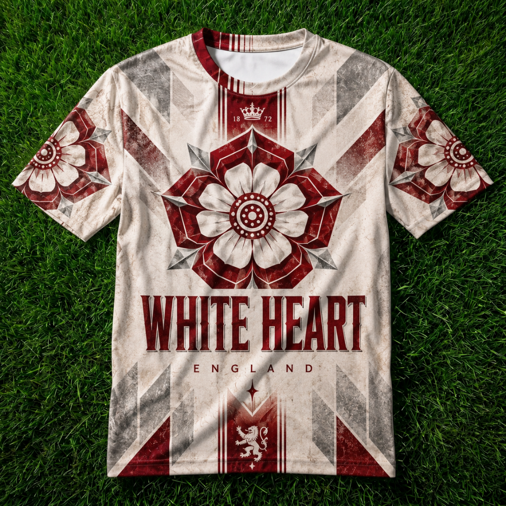 WHITE HEART - shirt
