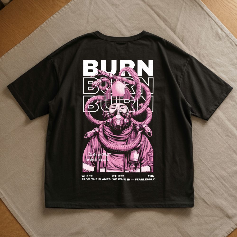 BURN - Premium oversize shirt