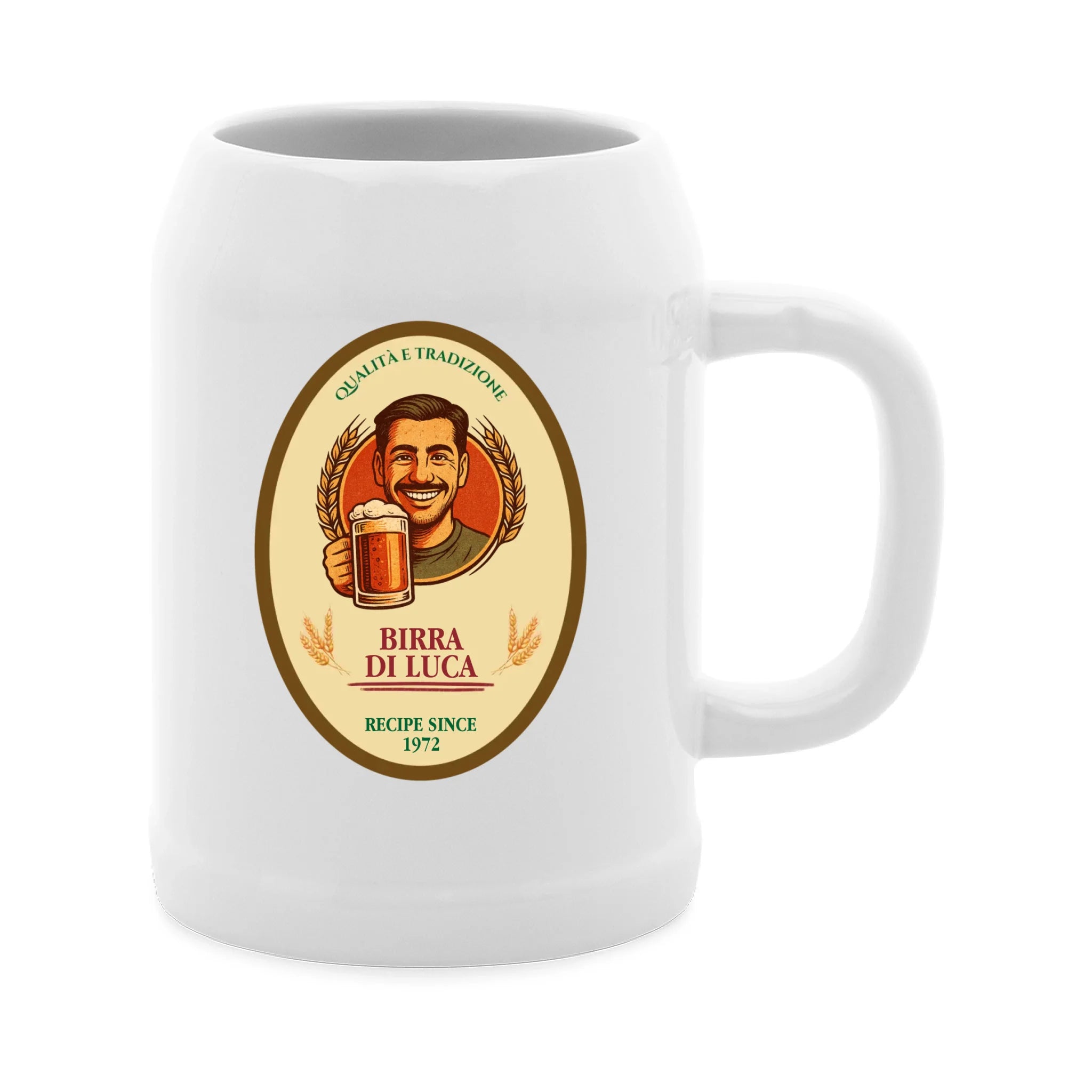 Birra di Papa - <tc>Beer mug</tc> <tc>custom made</tc>