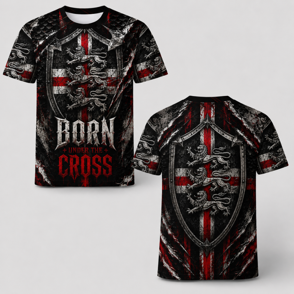 BORN UNDER THE CROSS - shirt