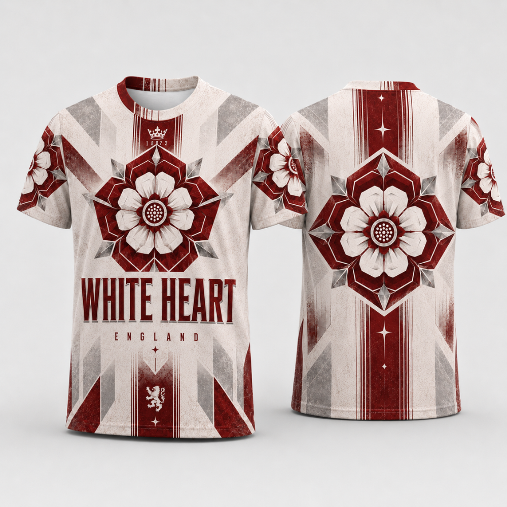 WHITE HEART - shirt