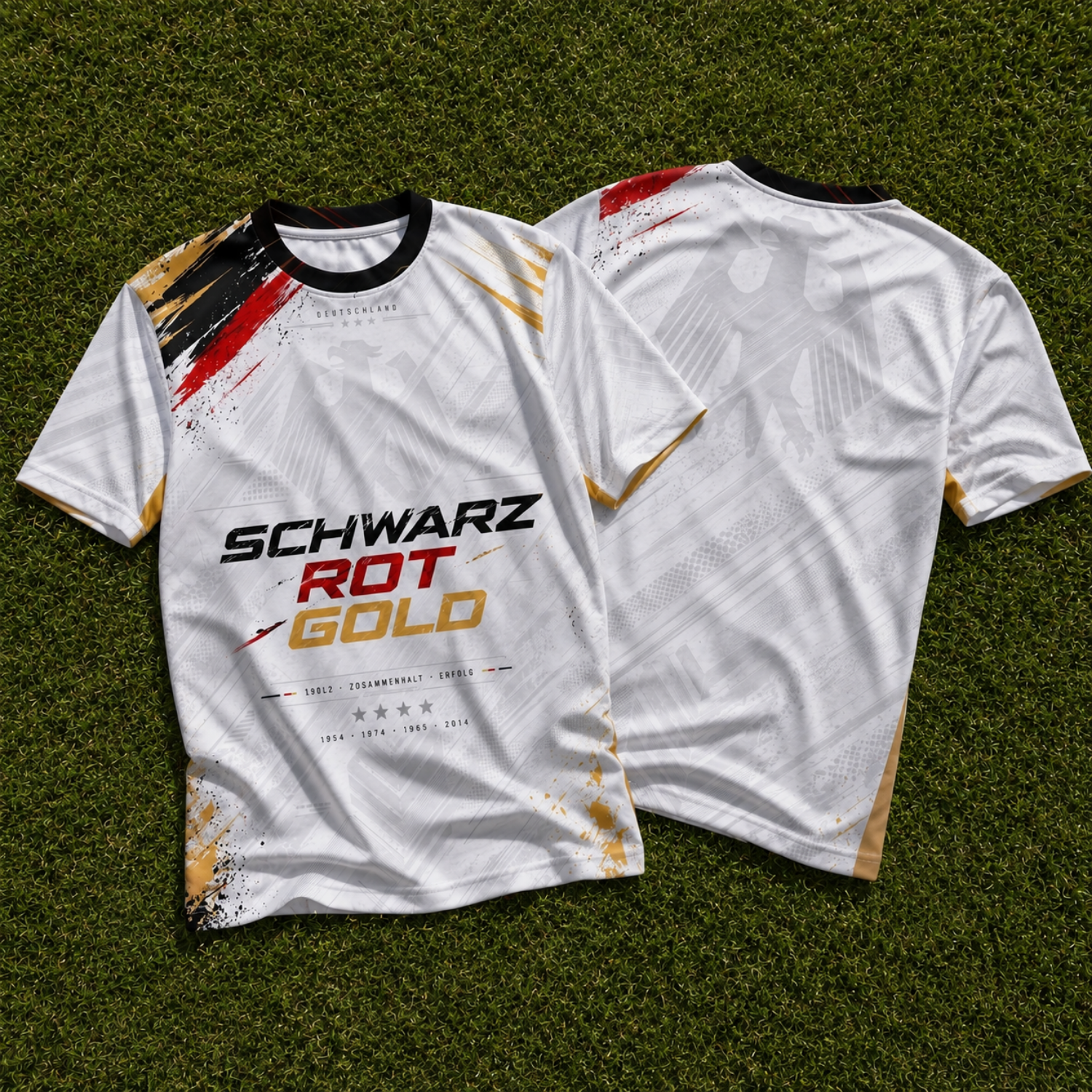 SCHWARZ ROT GOLD - Trikot